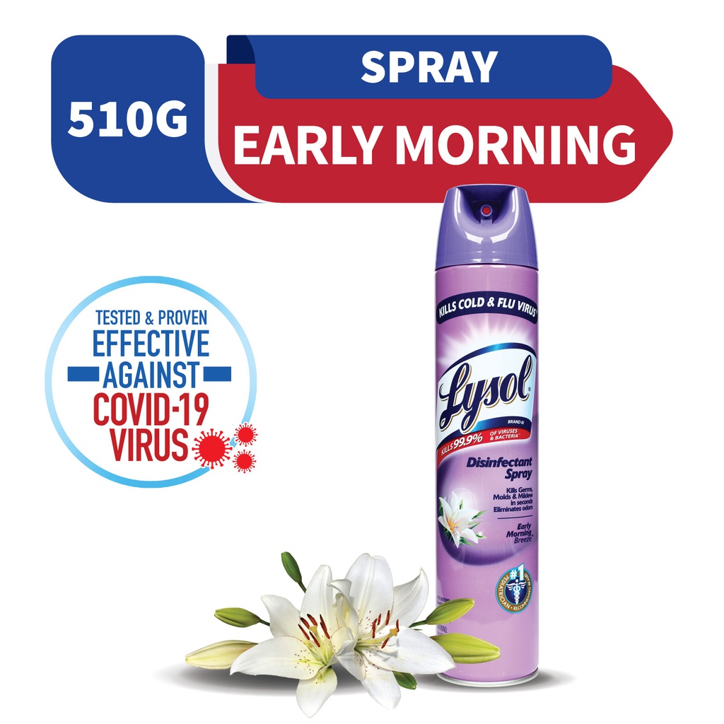 Lysol Disinfectant Spray Early Morning Breeze Scent 510G