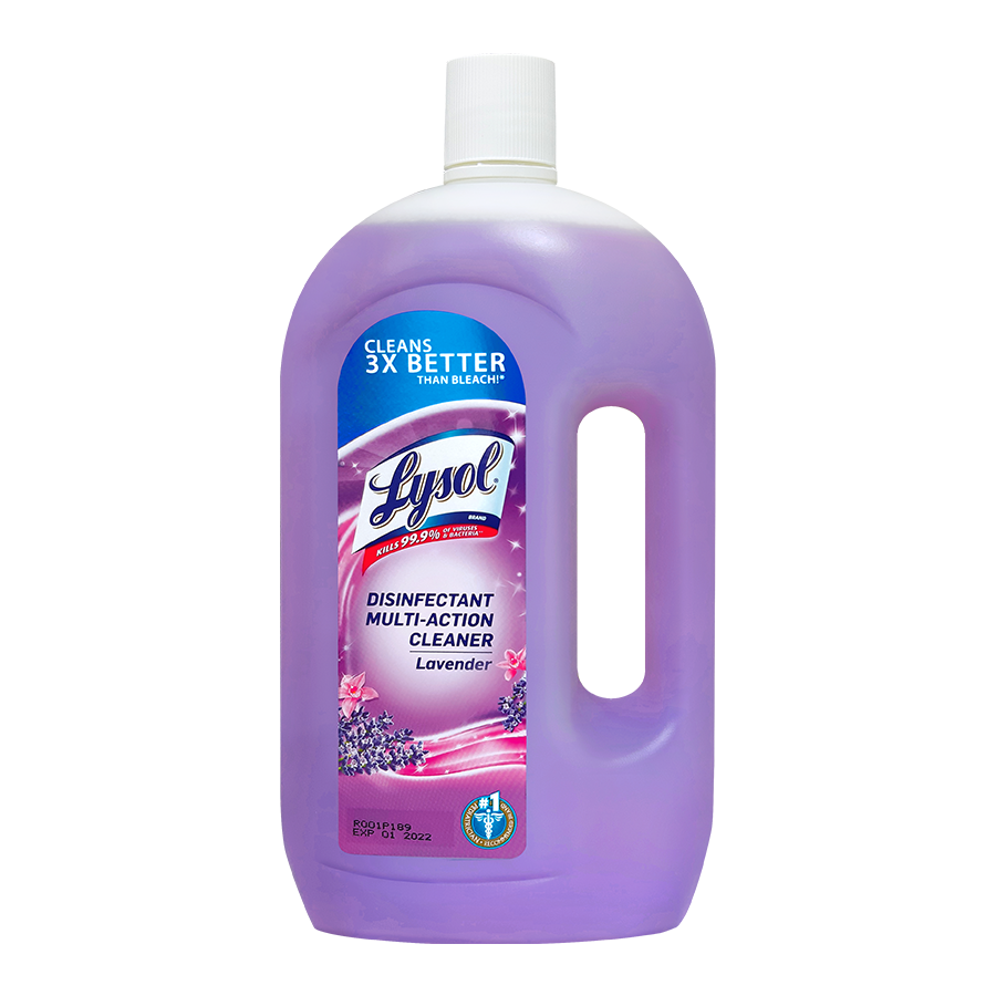 Lysol Multi Action Cleaners  Lavender 900ml