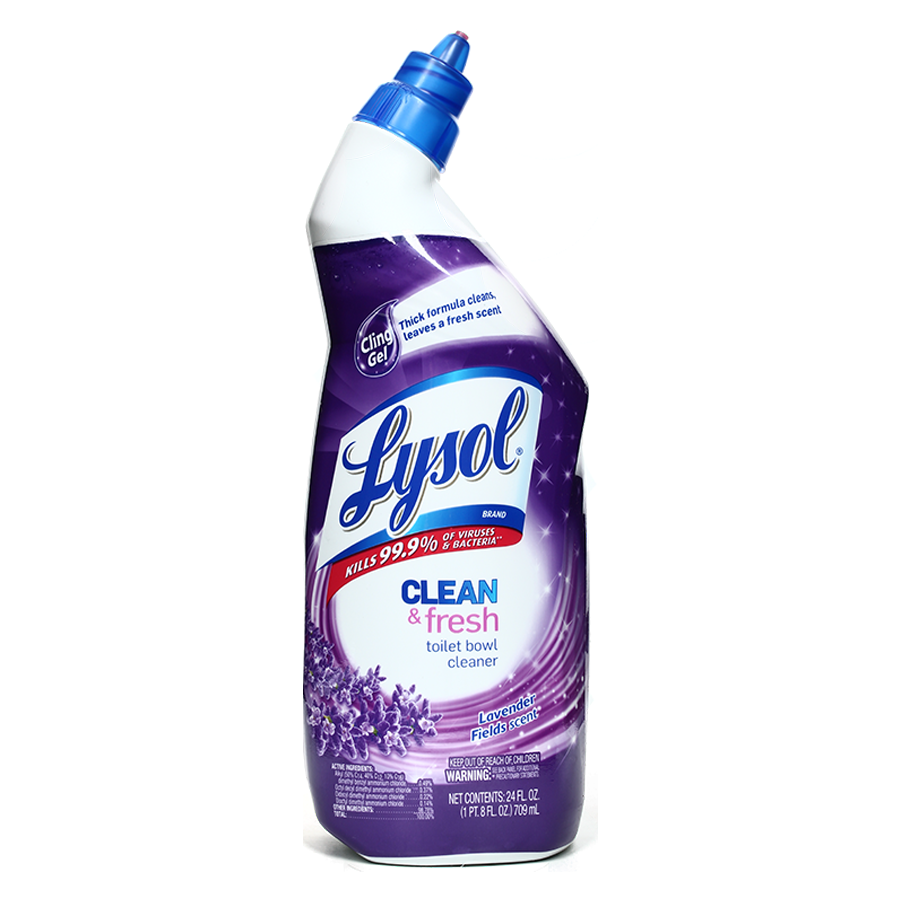 Lysol Toilet Bowl Cleaners Lavender 709ml