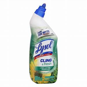 Lysol Toilet Bowl Cleaners Cling &amp; Fresh 709ml