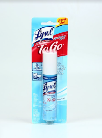 [Lysol Disinfectant Spray Crisp Linen To Go 28G (Tripi)] Lysol Disinfectant Spray Crisp Linen To Go 28G