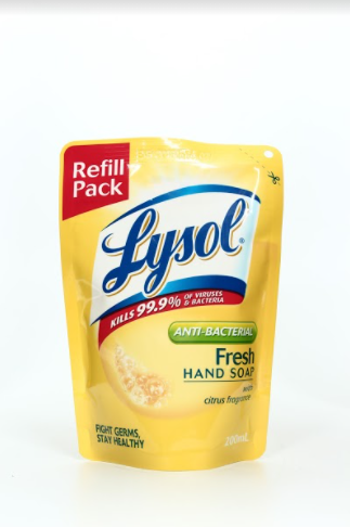 [Lysol Antibacterial Handsoap Fresh 200ml (Tripi)] Lysol Antibacterial Handsoap Fresh 200ml